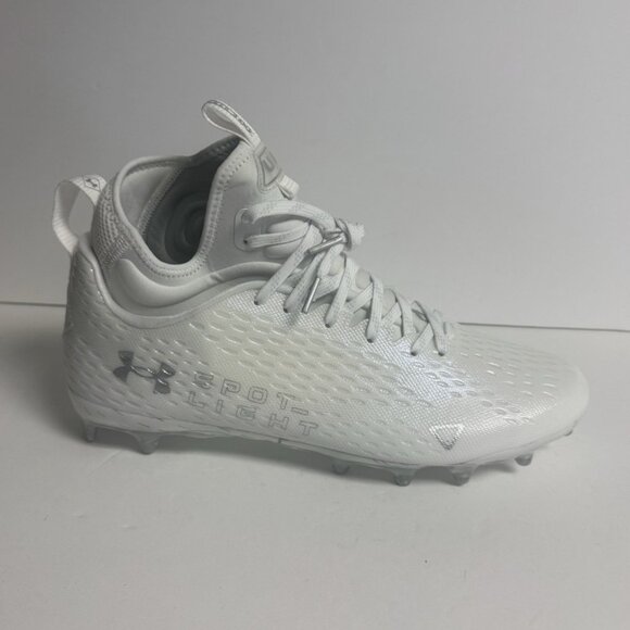 Under Armour Men\'s Spotlight MC 2.0 Football Cleats White Size 11 M main image 5